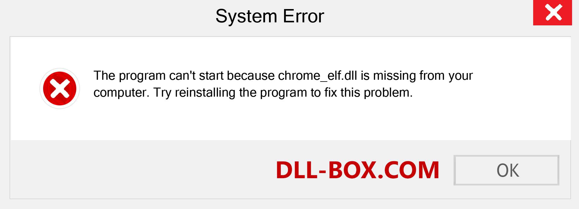 chrome_elf.dll file is missing?. Download for Windows 7, 8, 10 - Fix  chrome_elf dll Missing Error on Windows, photos, images
